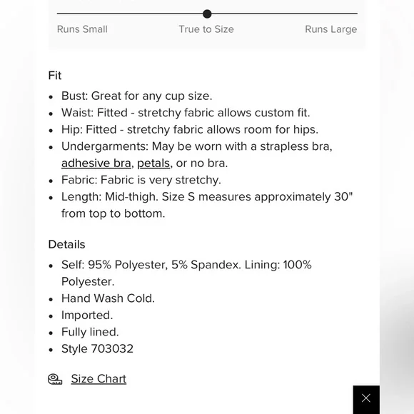 Lulu’s Black Strapless Mini Dress - Picture 9 of 9